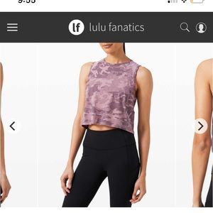 Lululemon Sculpt Tank *Cropped
Incognito Camo Pink Taupe Multi